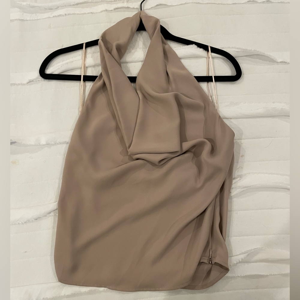 Halter, backless top